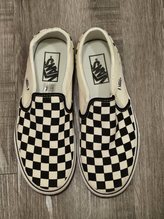 Vans Shoes - Vans Checkerboard Slip-On Sneakers Black & White